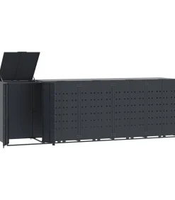 Containerberging 5 containers 345x79x117 cm staal antraciet