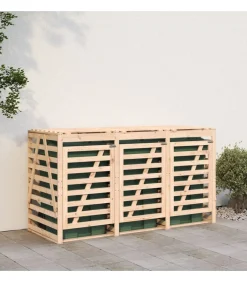 Containerberging drievoudig massief grenenhout