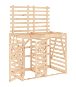 Containerberging dubbel massief grenenhout