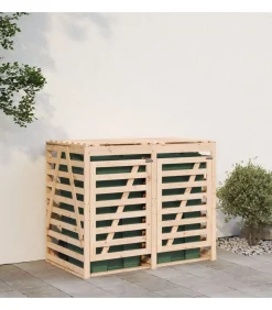 Containerberging dubbel massief grenenhout