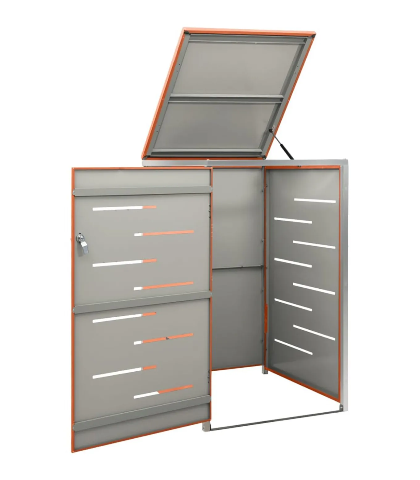 Containerberging enkel 69x77,5x112,5 cm roestvrij staal