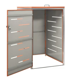 Containerberging enkel 69x77,5x112,5 cm roestvrij staal