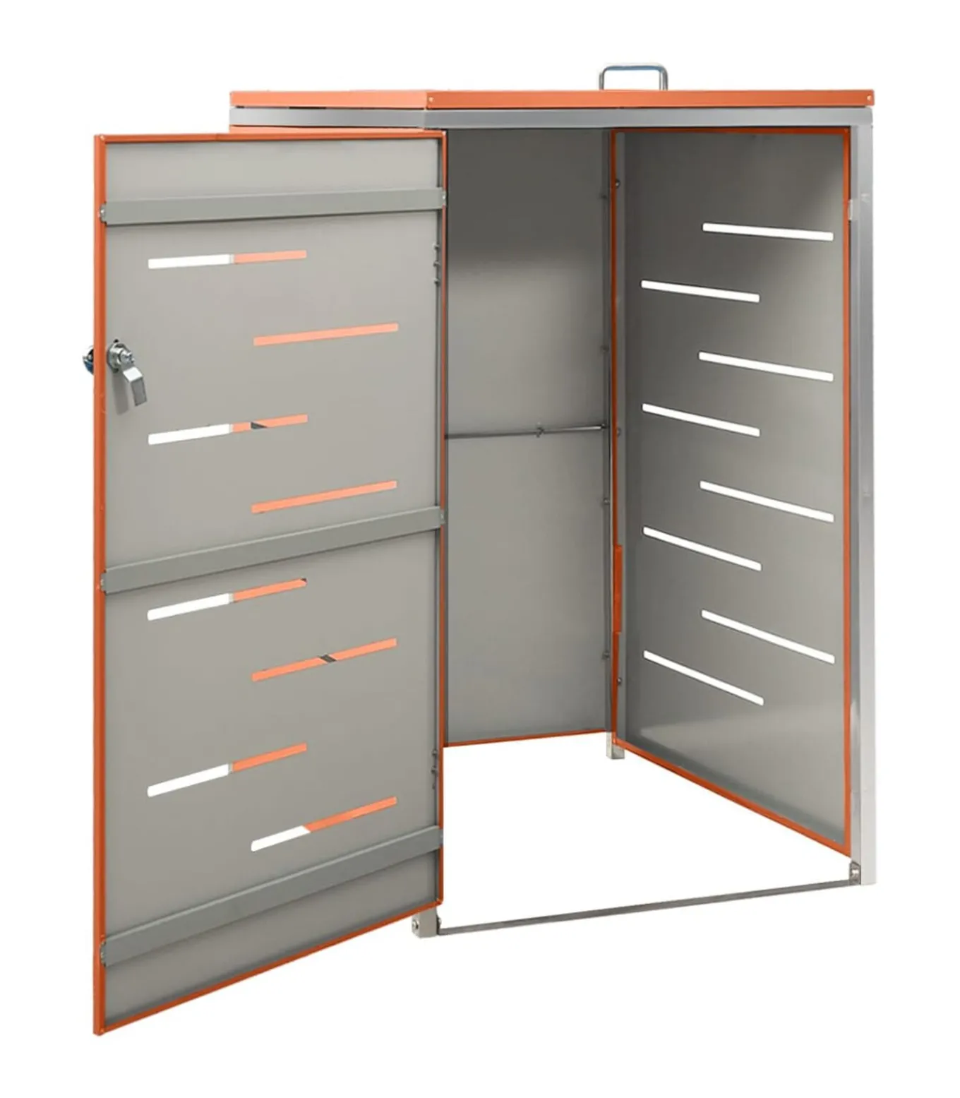 Containerberging enkel 69x77,5x112,5 cm roestvrij staal