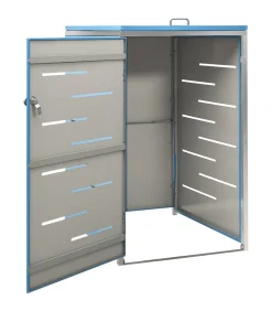 Containerberging enkel 69x77,5x112,5 cm roestvrij staal