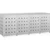 Containerberging vierdubbel 240 L roestvrij staal