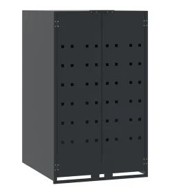 Containerberging voor 1 container 69x79x117 cm staal antraciet