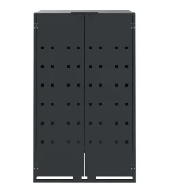 Containerberging voor 1 container 69x79x117 cm staal antraciet