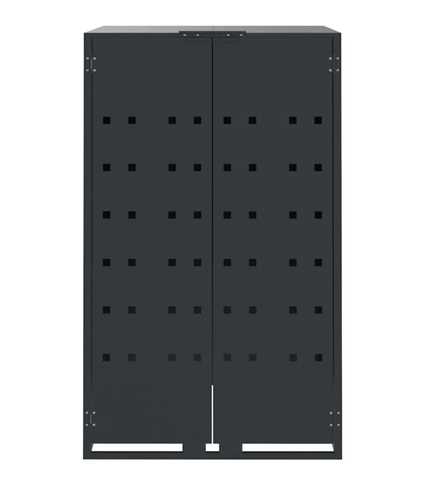 Containerberging voor 1 container 69x79x117 cm staal antraciet