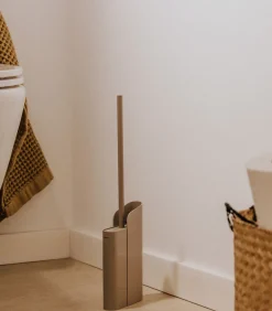 COSMIC Platte Matte Koperen Toiletborstelhouder