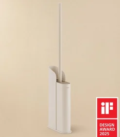 COSMIC Platte Toiletborstelhouder Mat Wit