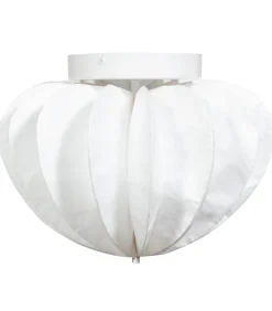 Dalia plafondlamp - Papier - Wit - 28xØ40 cm