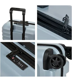 Dandelion Handbagage Koffer 4 Wielen Blauwe