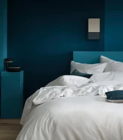 Dekbedovertrek in gewassen satijn - NUIT SATINEE