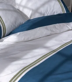 Dekbedovertrek van gewassen katoenperkal, ESPRIT COUTURE