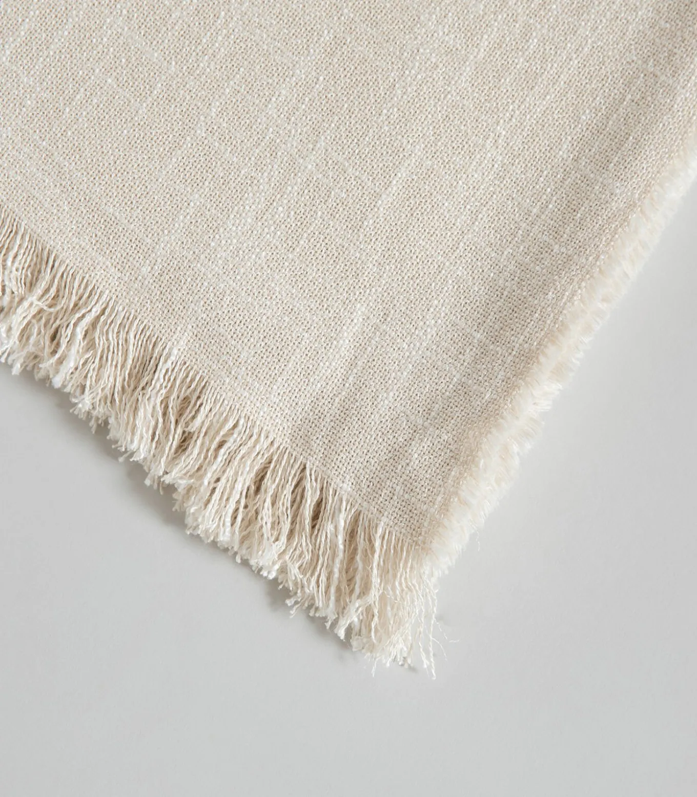 Deken 1 persoon Carino 160x220 cm Licht beige