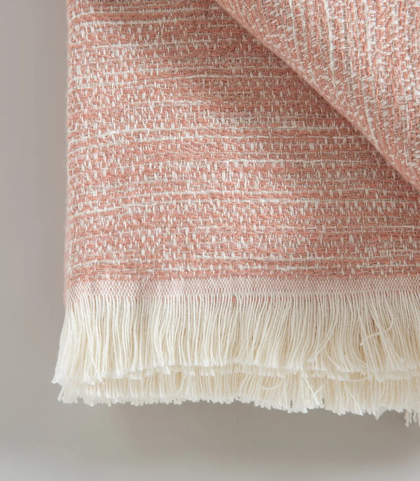 Deken 1 persoon Melange 160x220 cm Lichtroze
