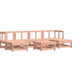 7-delige Loungeset massief douglashout