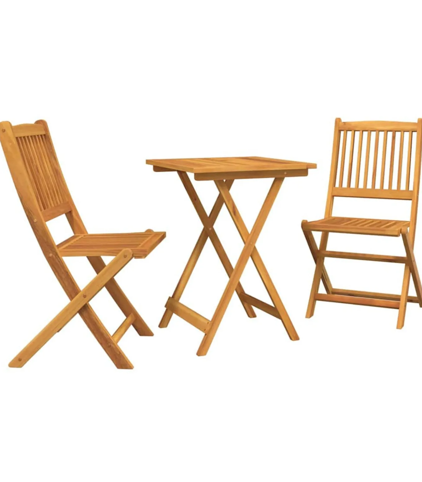 3-delige Tuin Bistro Set - Massief Acaciahout