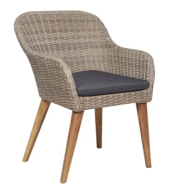 9-delige Tuinset poly rattan bruin