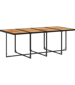 9-delige Tuinset poly rattan zwart