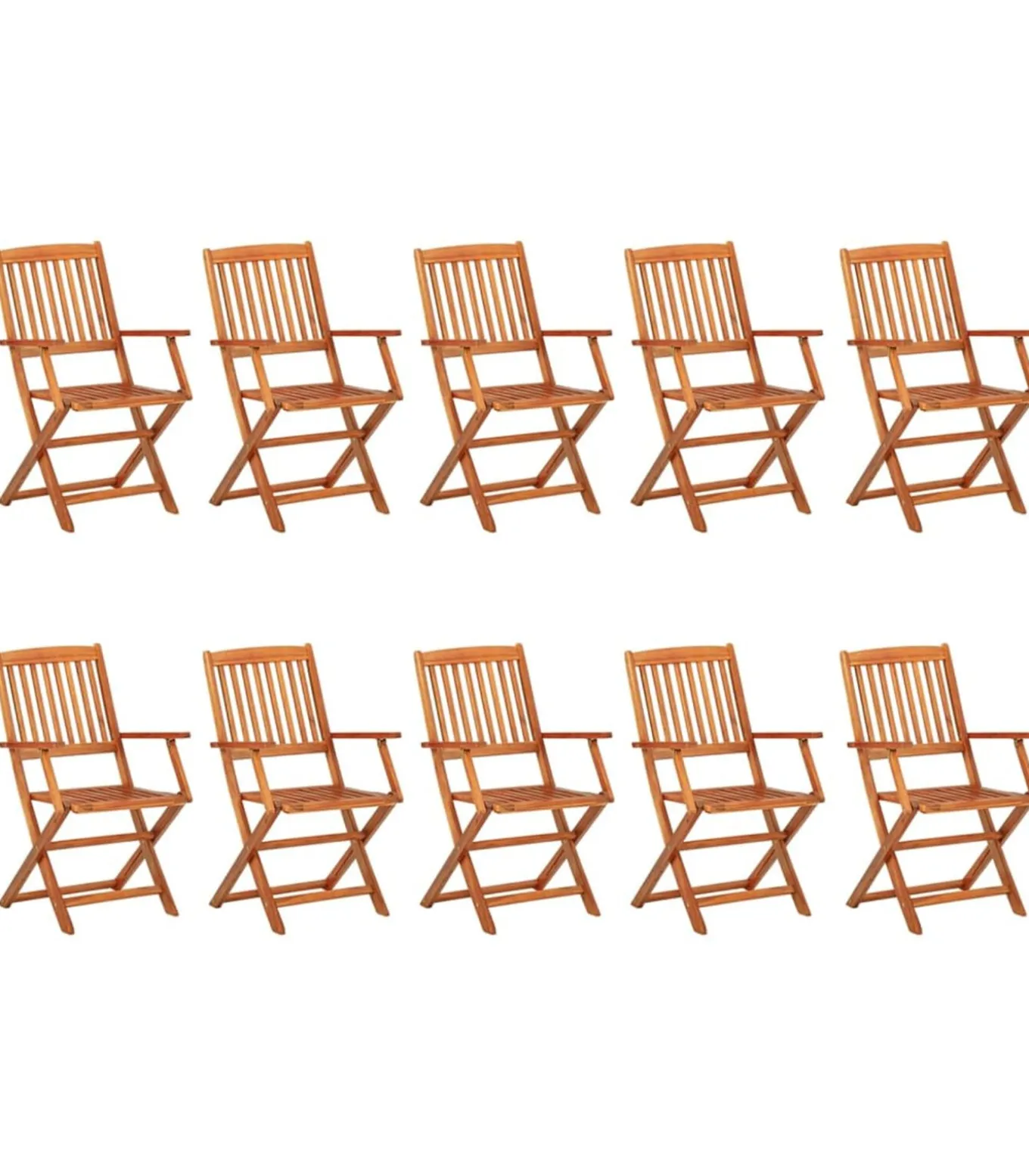 11-delige Tuinset 280x90x75 cm massief acaciahout