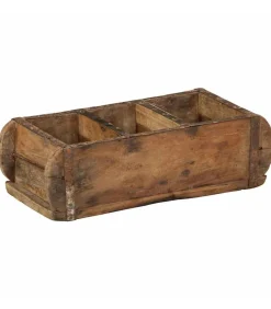 Dienblad met opslag 4 pcs Bruin 30 x 14 x 9 cm