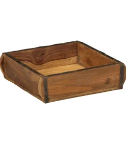 Dienblad met opslag Bruin 31 x 29 x 10 cm