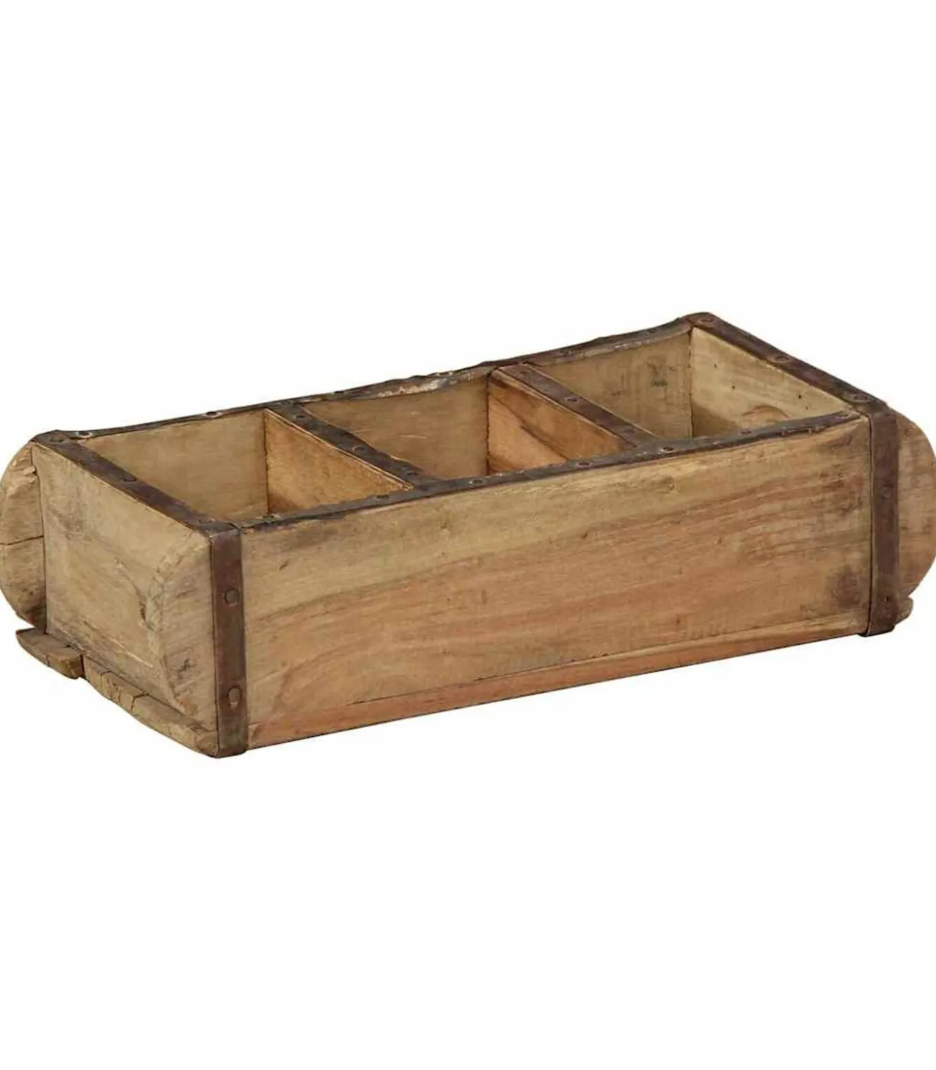 Dienblad met opslag Bruin 30 x 14 x 9 cm