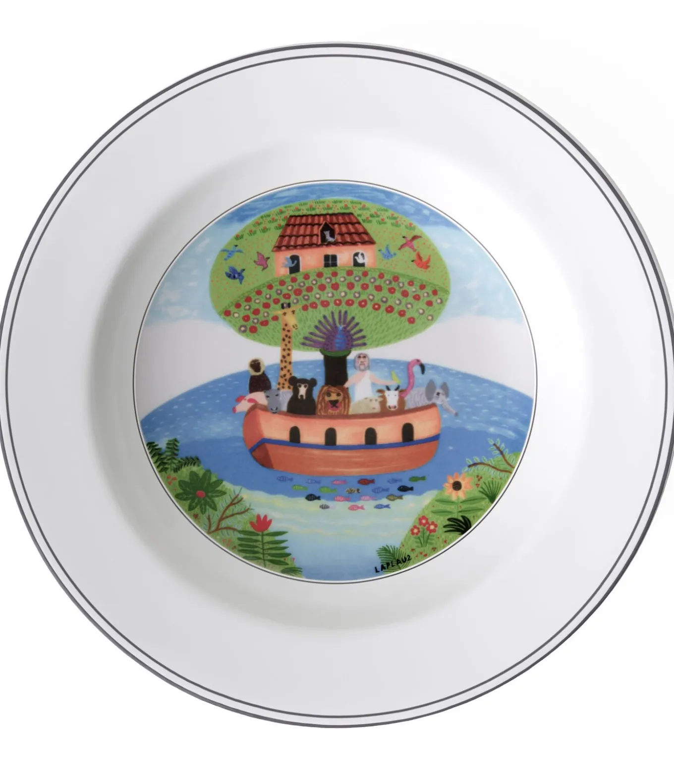 Diep bord Ark van Noach Design Naif