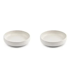 Diep bord 22,5xH5cm pearl Curvy - (x2)