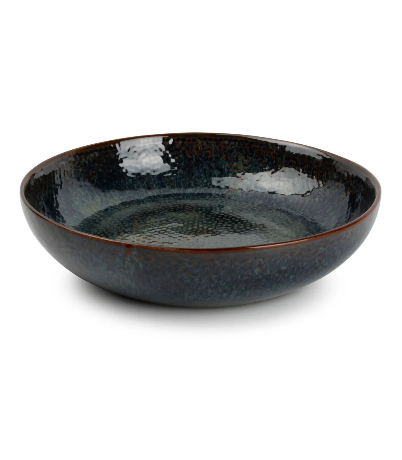 Diep bord 21,5xH5cm saffier Mielo - (x4)