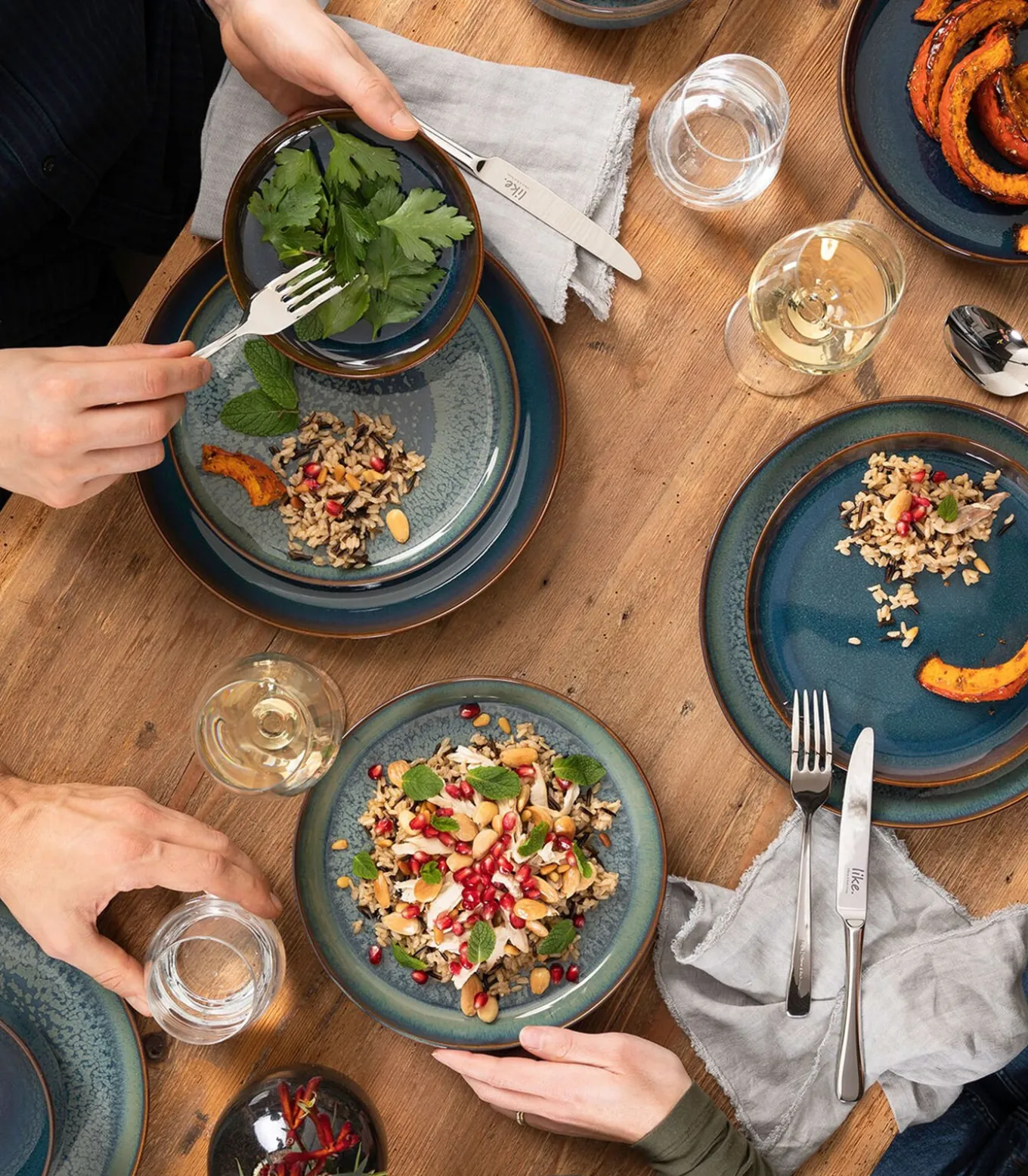 Dinerbord Crafted Denim