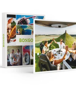 Dinner in the Sky: 4-gangenmenu met champagne en sparklers boven de Leeuw van Waterloo - Eten & drinken