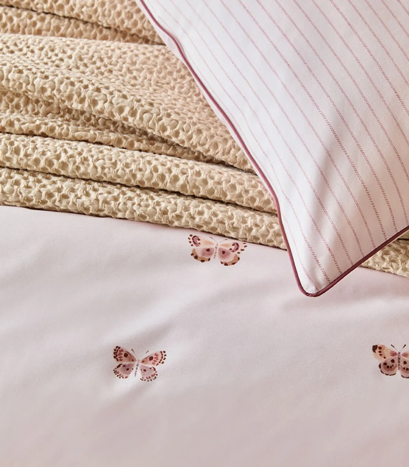 Délicatesse - Effen kussensloop in katoen perkal