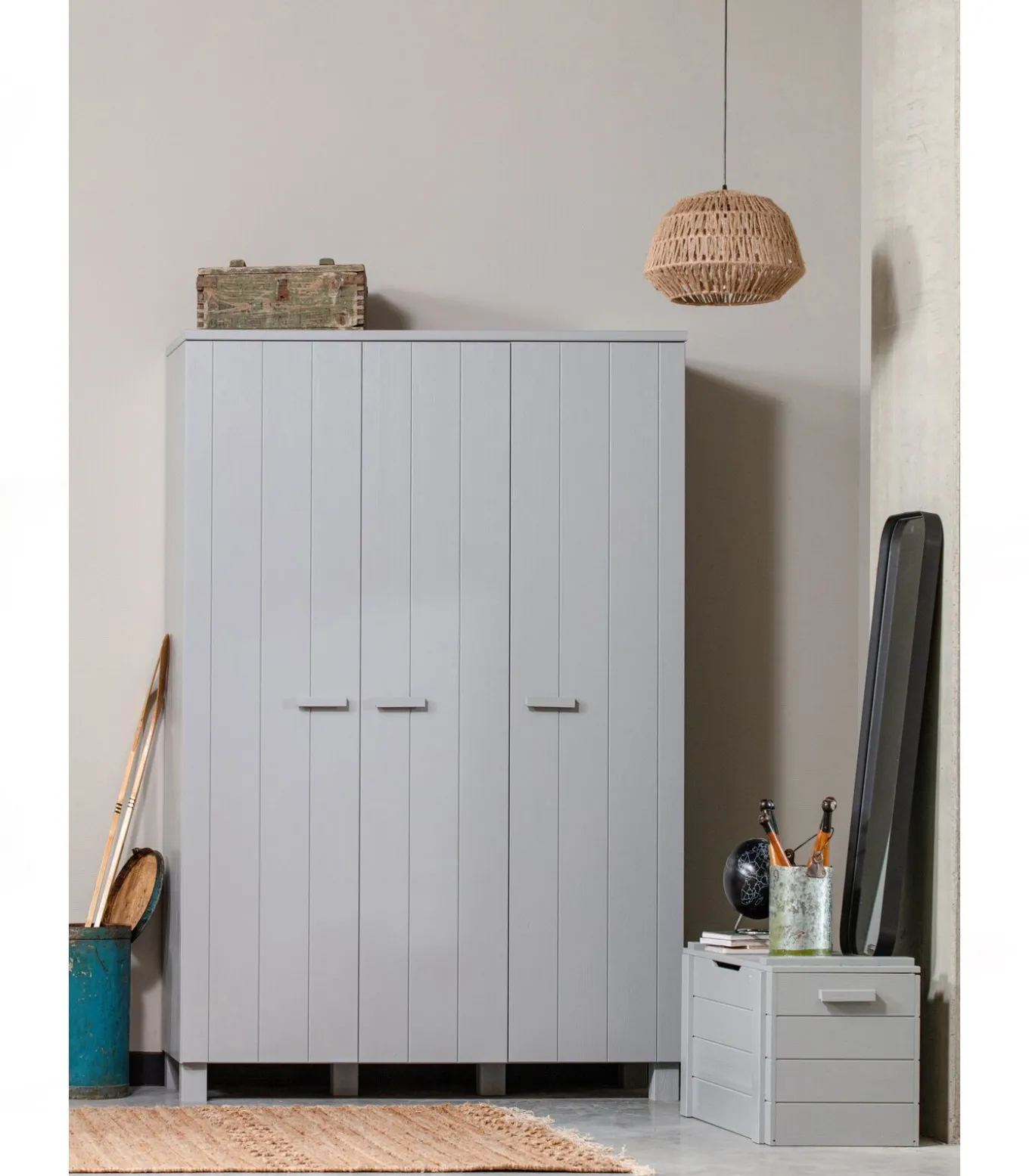 Doutzen Spiegel - Metaal - Zwart - 110x40x5