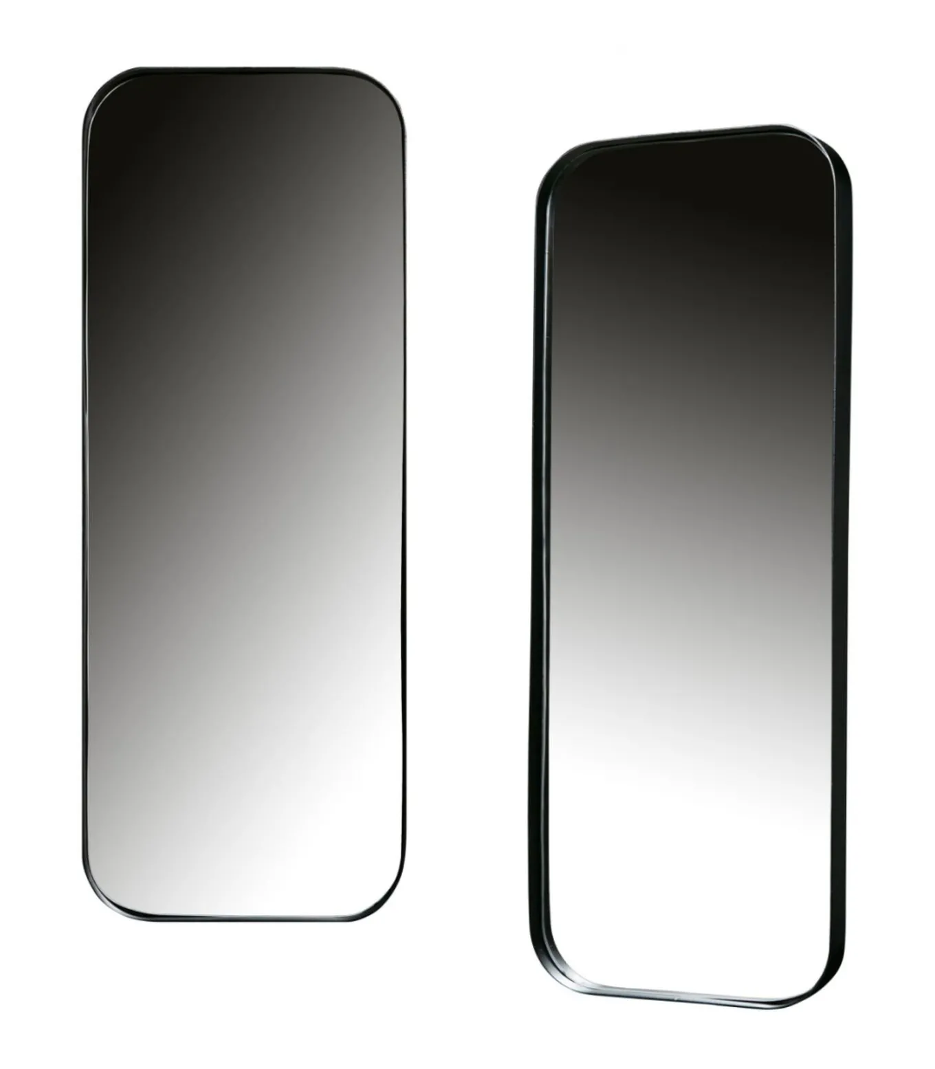 Doutzen Spiegel - Metaal - Zwart - 110x40x5