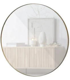 Doutzen Spiegel - Metaal - Goud - 115x115x5