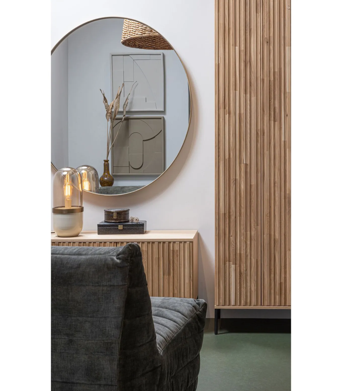 Doutzen Spiegel - Metaal - Goud - 115x115x5