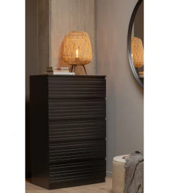 Doutzen Spiegel - Metaal - Zwart - 115x115x5