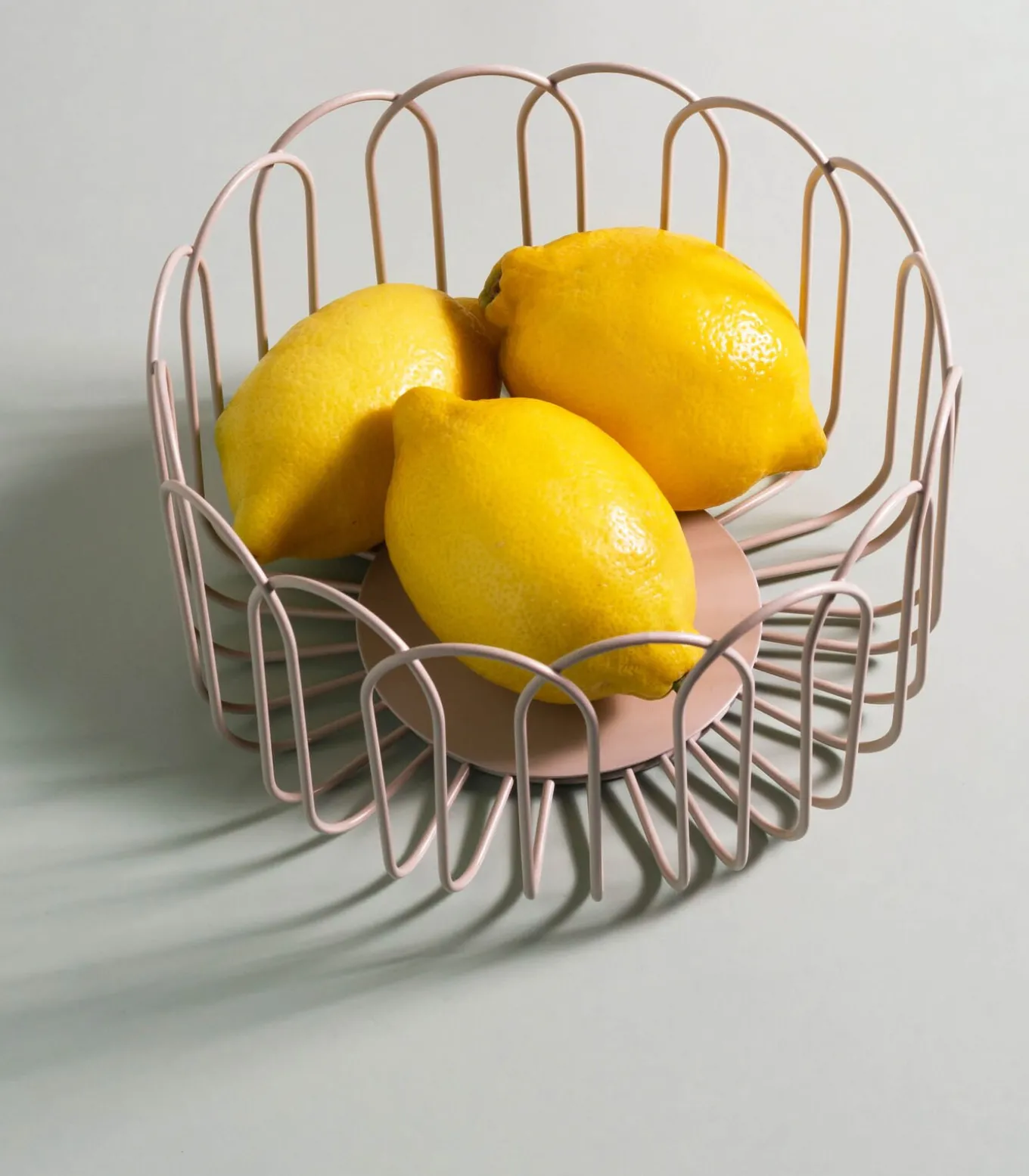 Draadmand 19xH10cm grijs Flores