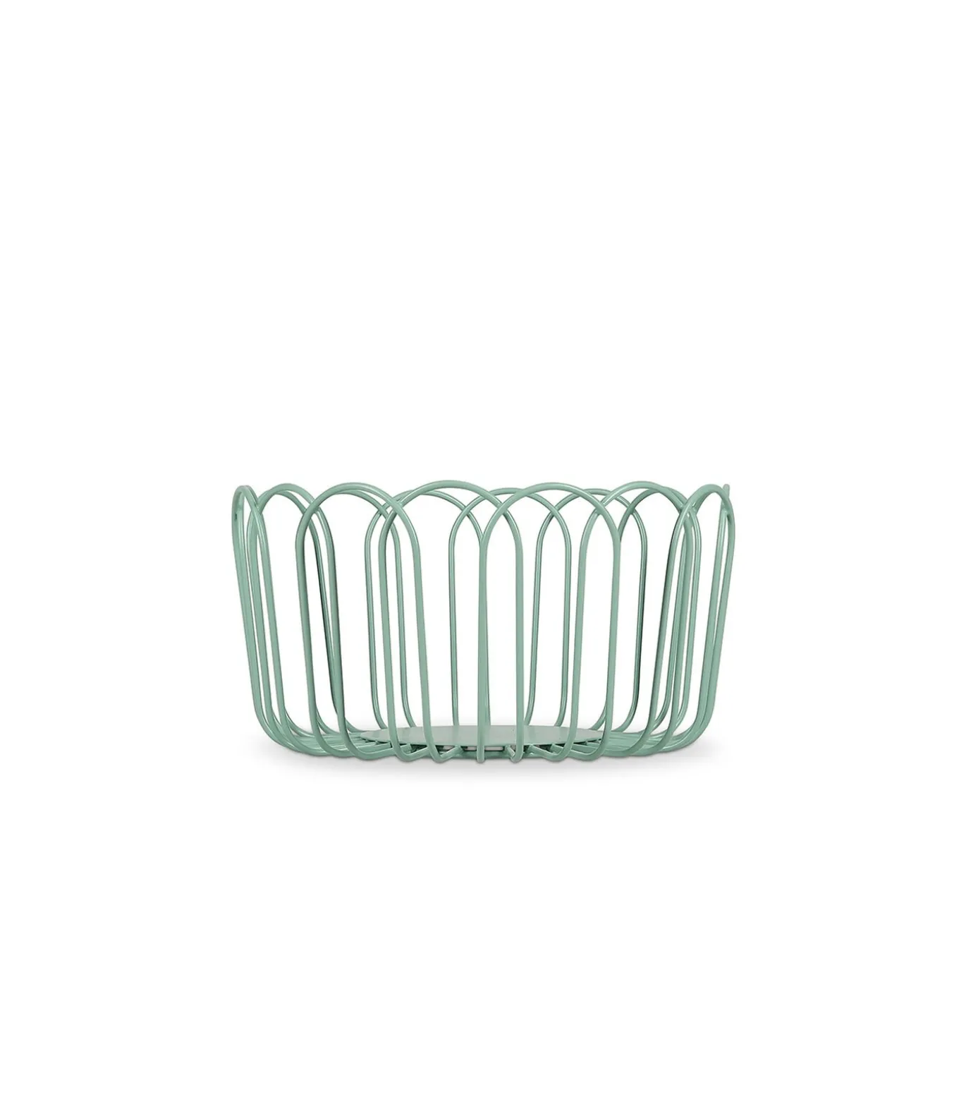 Draadmand 19xH10cm groen Flores