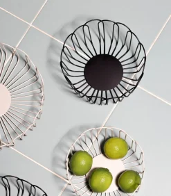 Draadmand 19xH10cm zwart Flores