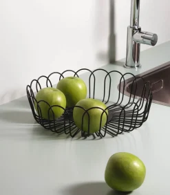 Draadmand 26,5xH7,5cm zwart Flores