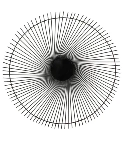 Draadmand 53xH5cm zwart twisted Iris
