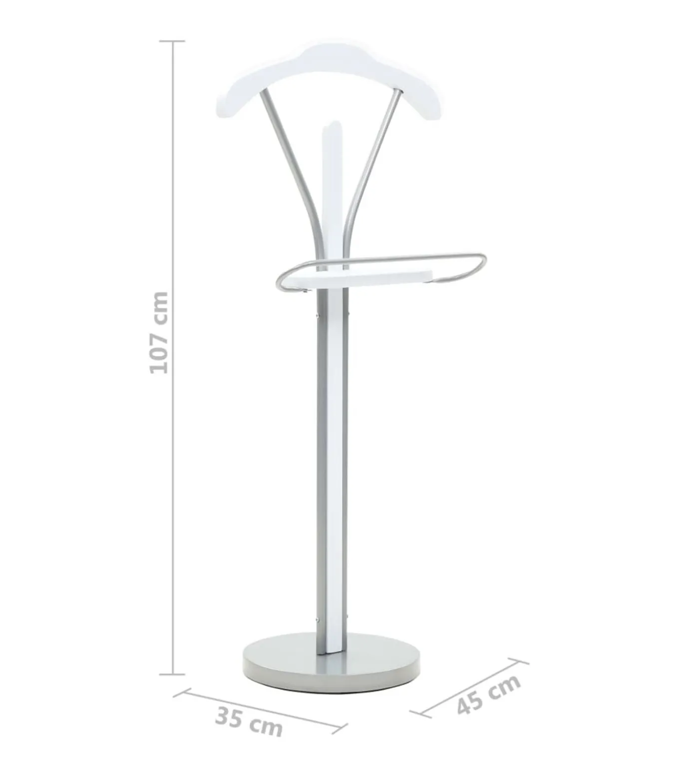 Dressboy 45x35x107 cm wit