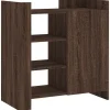 Dressoir 73,5x35x75 cm bewerkt hout bruin eikenkleur