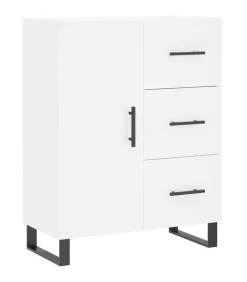 Dressoir 69,5x34x90 cm bewerkt hout wit