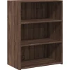 Dressoir 70x41x93 cm bewerkt hout bruin eikenkleur