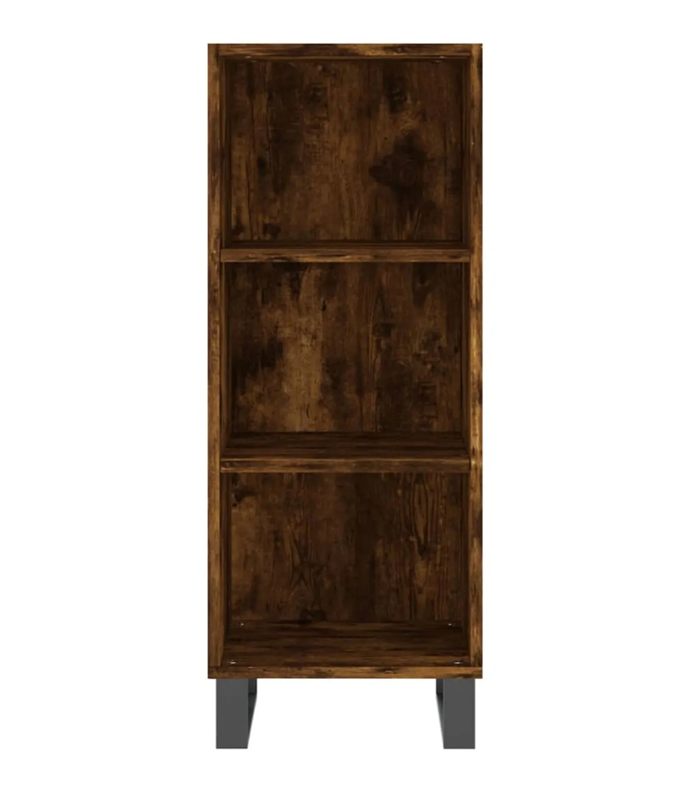 Dressoir 34,5x32,5x90 cm bewerkt hout gerookt eikenkleurig