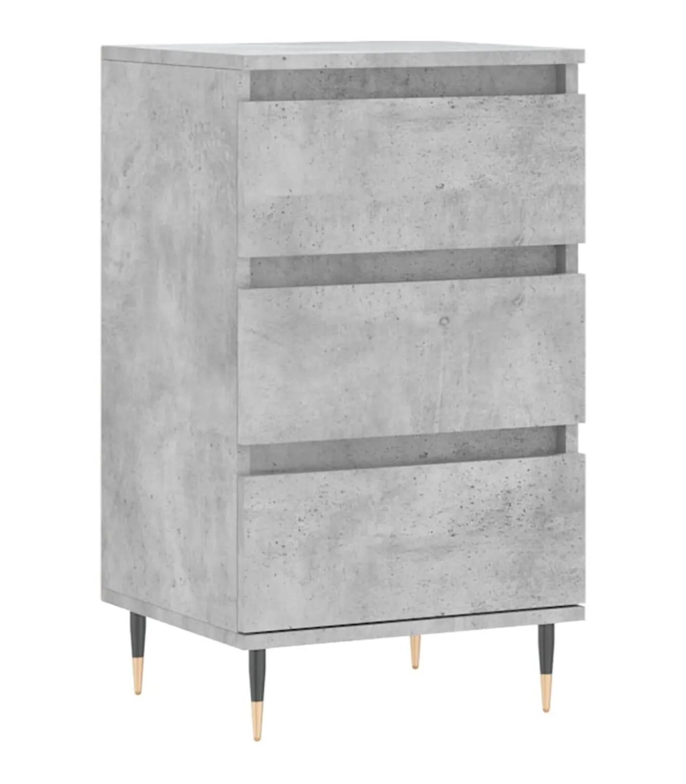 Dressoir 40x35x70 cm bewerkt hout betongrijs